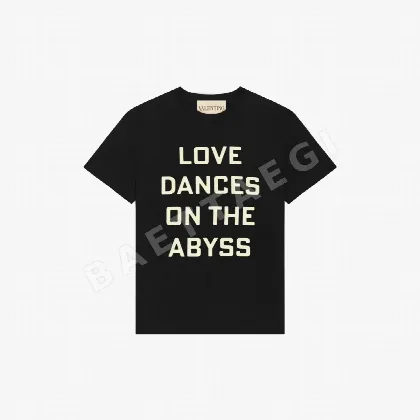 발렌티노 LOVE 로고 여성 반팔 티셔츠 87952