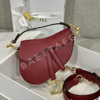 디올 리틀 새들 레드 가방 16542