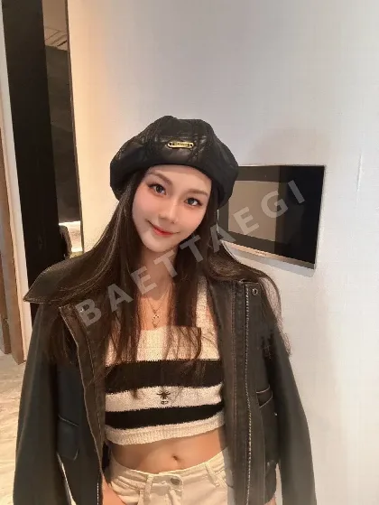 디올 가죽 베레모 모자 78609