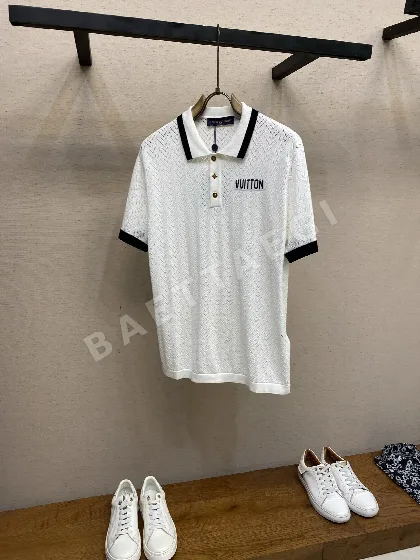 루이비통 오픈워크 니트 반팔 폴로셔츠 96641