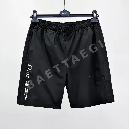 디올 사이드 자수 레터링 남성 반바지 114062