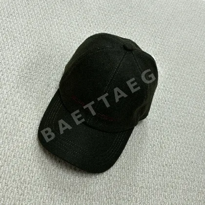 브루넬로쿠치넬리 가죽 울 베이스볼 캡 118788