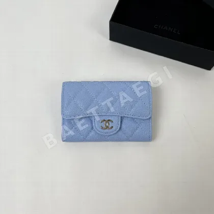 샤넬 CF 플립 카드 홀더 지갑 21730