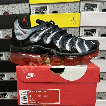 나이키 [OT] 에어 베이퍼맥스 플러스 블랙 그레이 레드 AQ8632-001 201579 Nike Air VaporMax Plus Shark