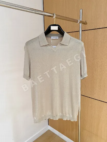 브루넬로쿠치넬리 남성 린넨 혼방 반팔 티셔츠 114537