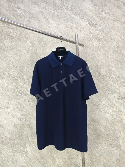 로에베 면 자수 아나그램 반팔 티셔츠 157931