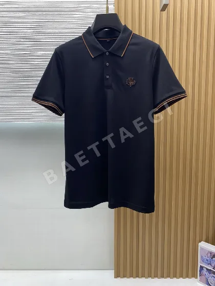 로로피아나 남성 코튼 메시 반팔 폴로셔츠 48116
