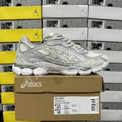 아식스 [M] 젤 NYC 1203A663-101 200485 Asics Gel-NYC Cream Cloud Grey