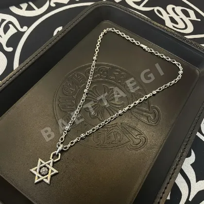 크롬하츠 육각별 펜던트 레터 목걸이 126584