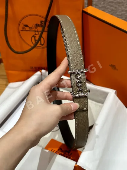 에르메스 스위프트 양면 가죽 H 버클 벨트 175300