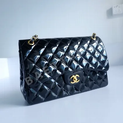 샤넬 CF 은색 버클 가방 34890