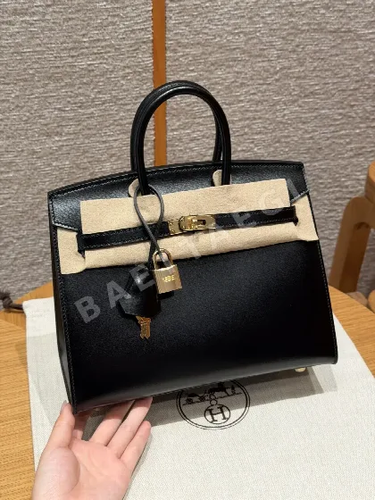 에르메스 버킨 25 박스가죽 가방 144696