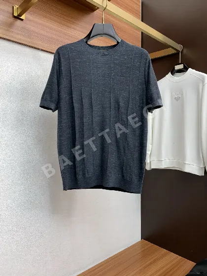 로로피아나 남성 크루넥 반팔 티셔츠 48095