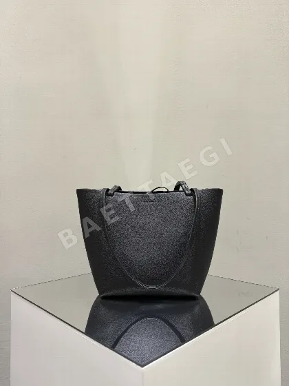 더로우 심플 PU 중형 쇼핑백 가방 75767