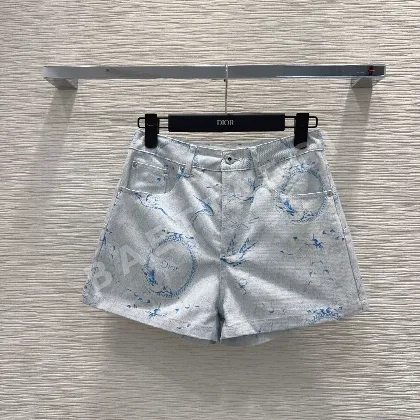 디올 프린트 반바지 여성 바지 149432