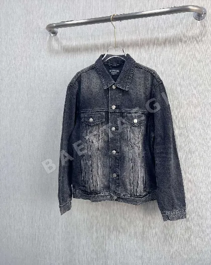 발렌시아가 빈티지 자수 컬러 블록 데님 자켓 53134