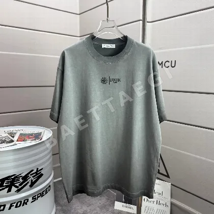 디올 워시드 가공 크루넥 반팔 티셔츠 47514