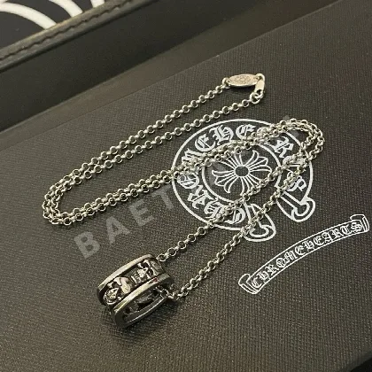 크롬하츠 엠보싱 크로스 목걸이 62638