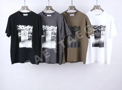 스톤아일랜드 컴퍼스 반팔 티셔츠 47886