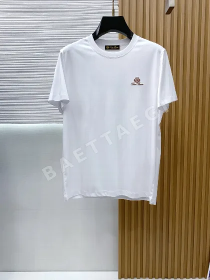 로로피아나 남성 라운드넥 반팔 티셔츠 48153