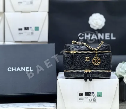 샤넬 더블 지퍼 메이크업 백 가방 AP4688