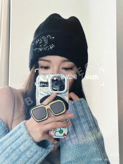 샤넬 니트 비니 모자 82552