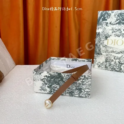디올 송아지가죽 CD 로고 벨트 59743