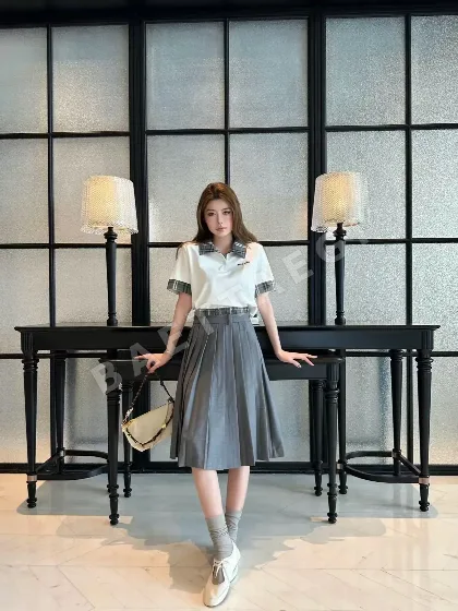 미우미우 여성 린넨 세트 101356