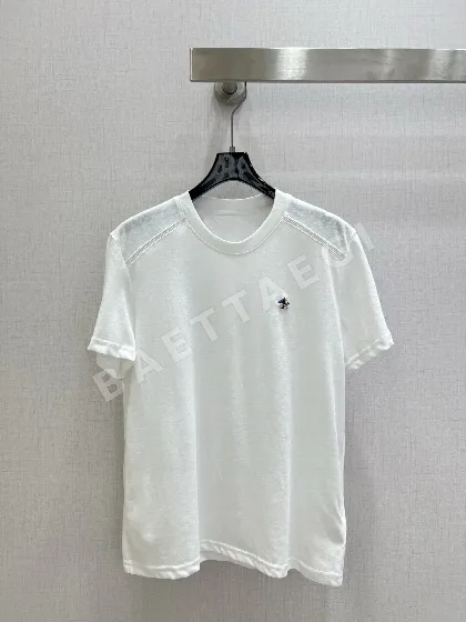 디올 우산 모티프 여성 반팔 티셔츠 92891