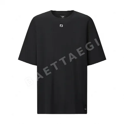 펜디 더블 F 로고 남성 반팔 티셔츠 100447