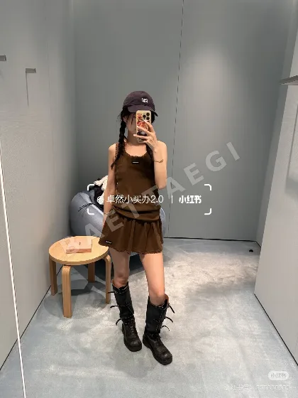 미우미우 프레피 미니스커트 198220