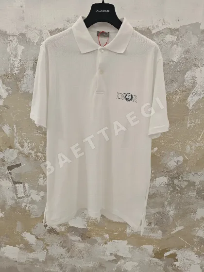 디올 자수 로고 남성 반팔 티셔츠 158500