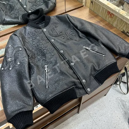퀼팅 가죽 자켓 162522