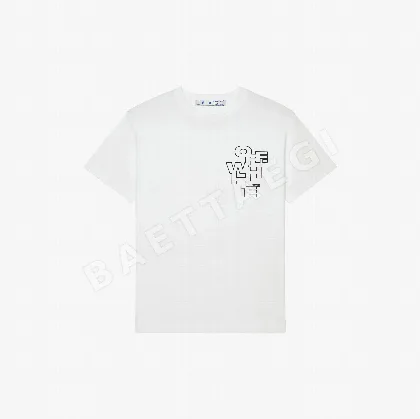 오프화이트 남성 반팔 티셔츠 87752