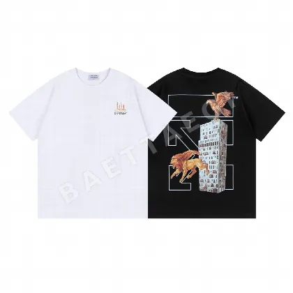 오프화이트 뉴 루즈핏 남성 반팔 티셔츠 87364