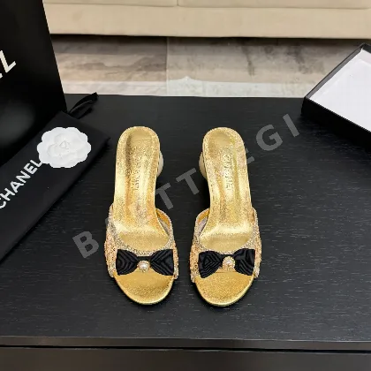 샤넬 뉴 펄 메리제인 슬리퍼 98427
