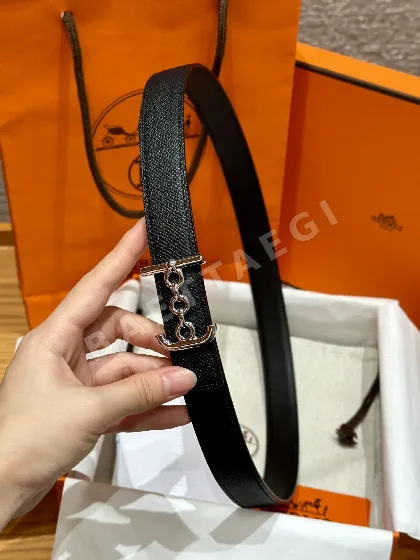 에르메스 H 버클 스위프트 가죽 양면 벨트 175303