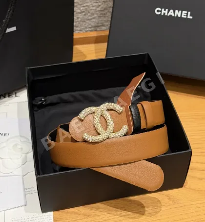 샤넬 리버시블 카프스킨 벨트 174370
