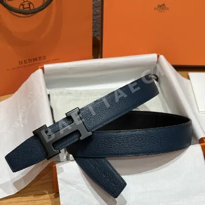 에르메스 리버서블 메탈 버클 남성 벨트 175657