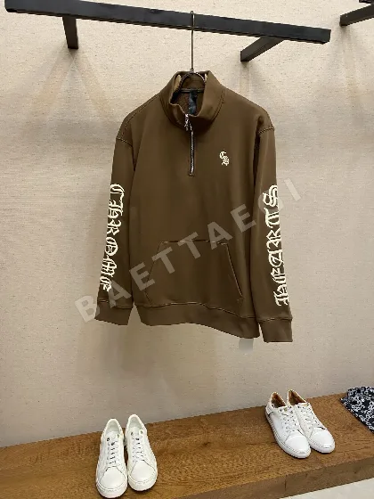 크롬하츠 자수 하프집 긴팔 셔츠 169795