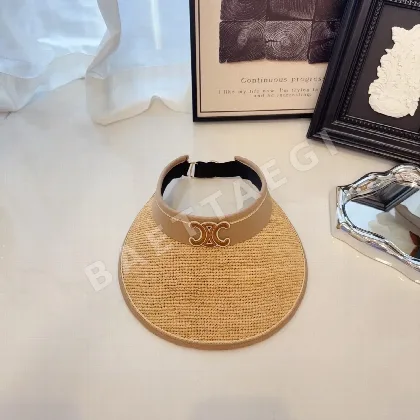 셀린느 라피아 선바이저 모자 83623