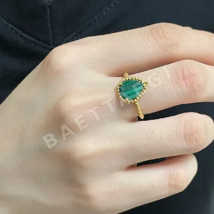 부쉐론 마더오브펄 비즈 장식 반지 63257