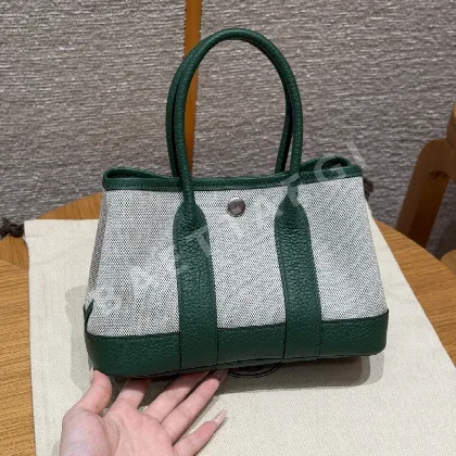 에르메스 가든파티 미니 캔버스 가방 144327