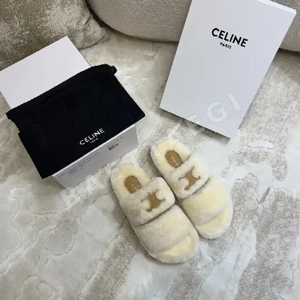 셀린느 울 퍼 슬리퍼 94489