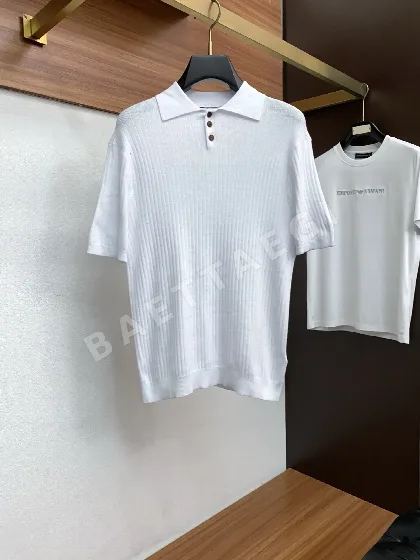 브루넬로쿠치넬리 남성 카라 반팔 티셔츠 47975