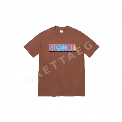 슈프림 올오버 레터 프린트 반팔 티셔츠 87367