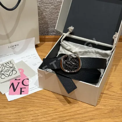 로에베 양면 가죽 벨트 2.8 cm 175006