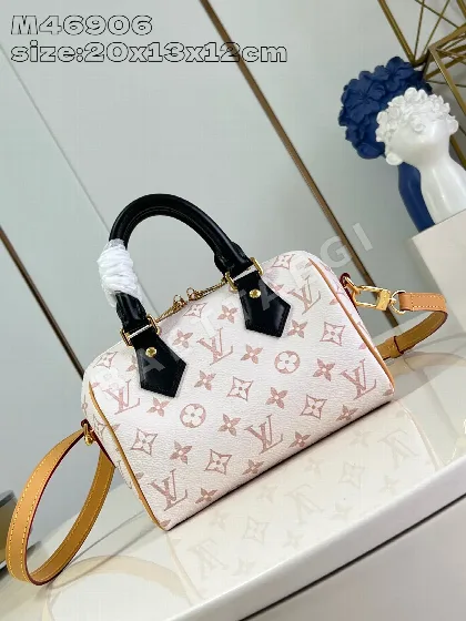 루이비통 M46906 화이트 스피디 핸드백