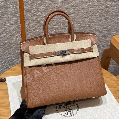 에르메스 버킨 25 골든 브라운 토고 가방 144804