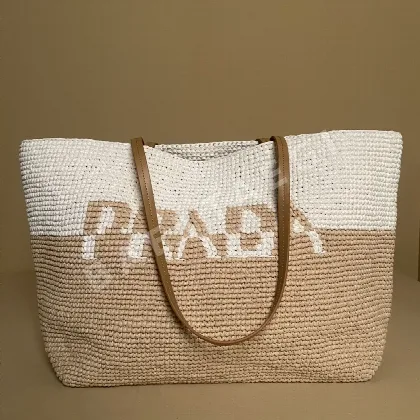프라다 라피아 토트백 1BG442